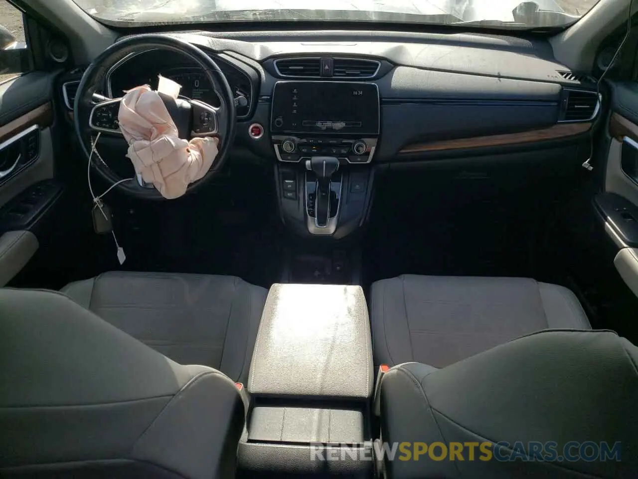 8 fotografías del automóvil dañado 2HKRW2H85KH653067 HONDA CRV 2019
