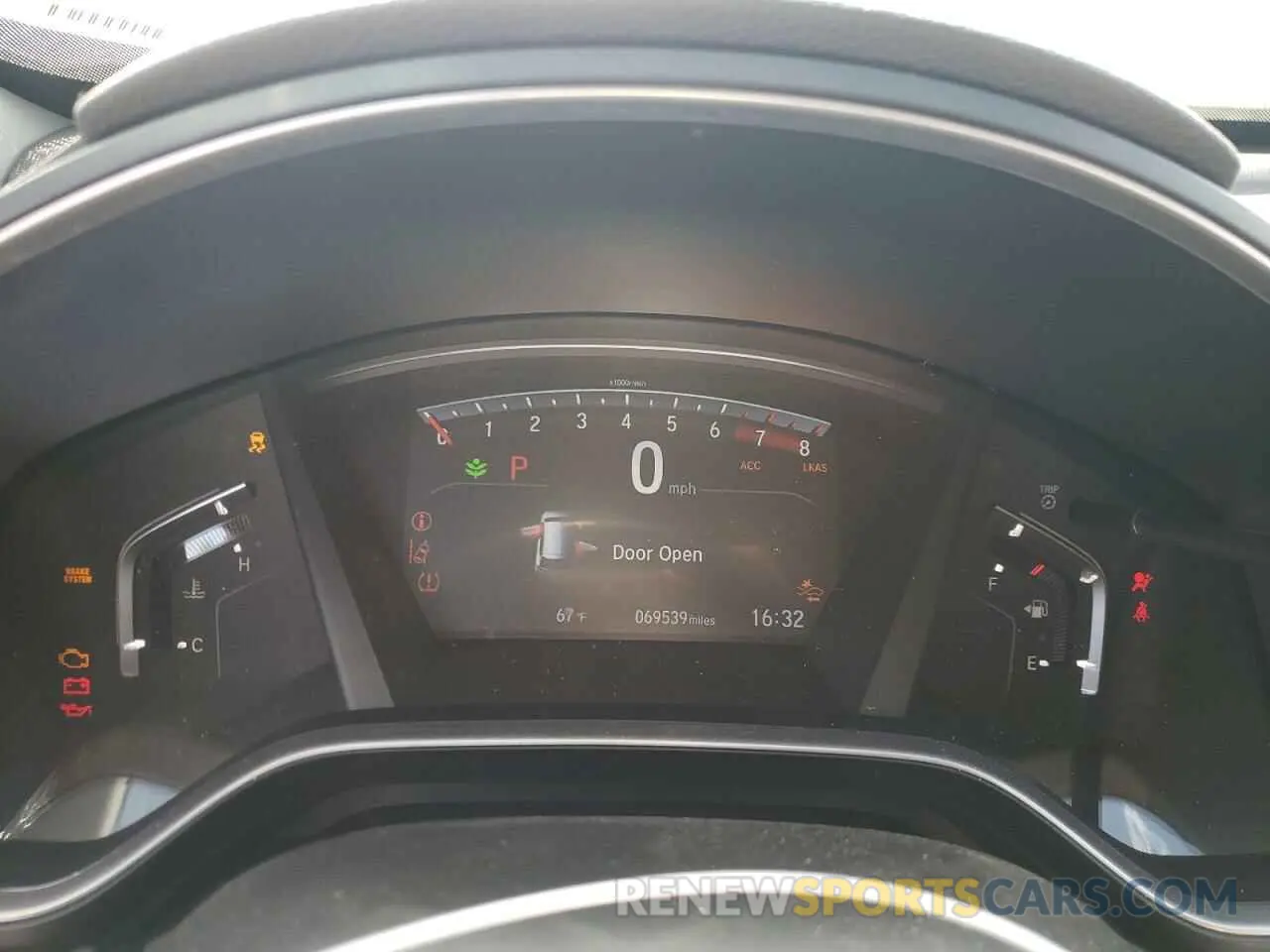 9 fotografías del automóvil dañado 2HKRW2H85KH653067 HONDA CRV 2019