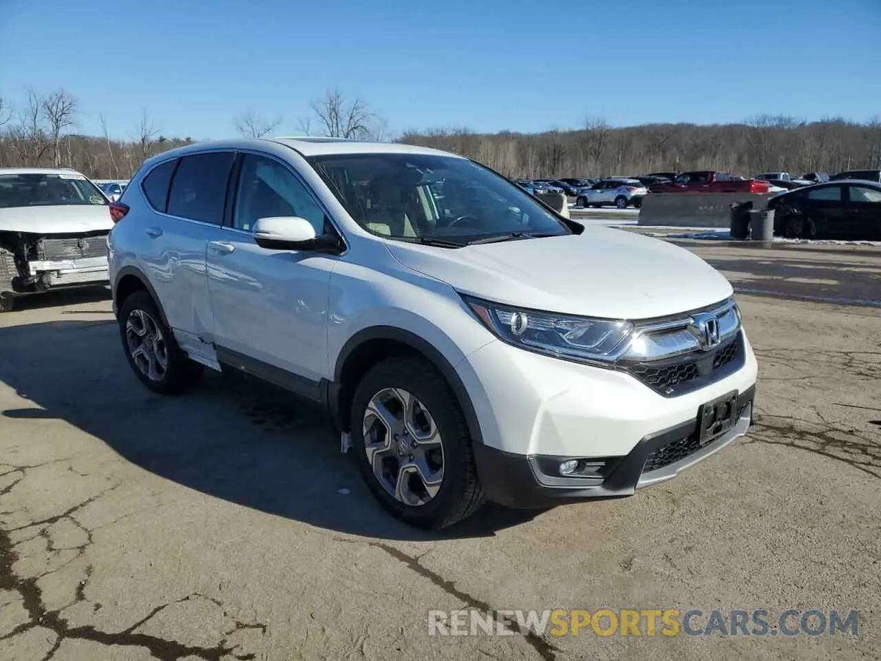 4 fotografías del automóvil dañado 2HKRW2H85KH656812 HONDA CRV 2019
