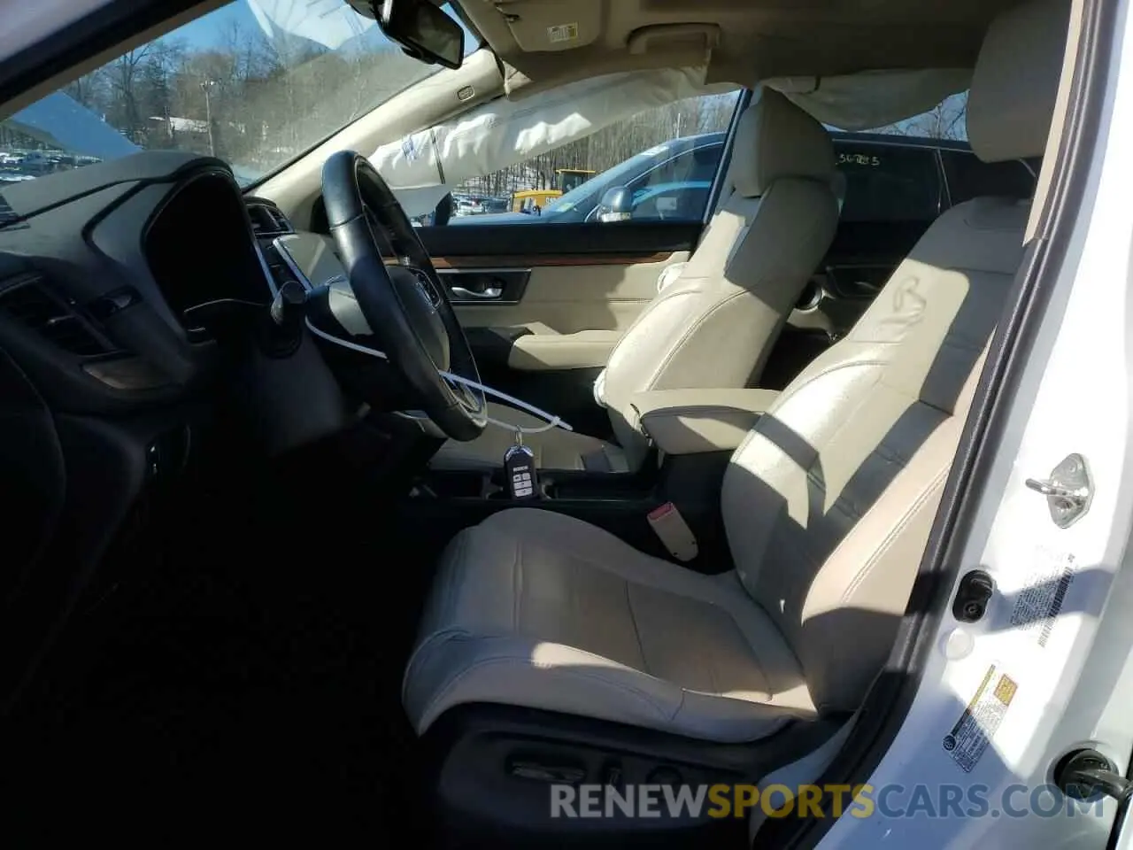 7 fotografías del automóvil dañado 2HKRW2H85KH656812 HONDA CRV 2019