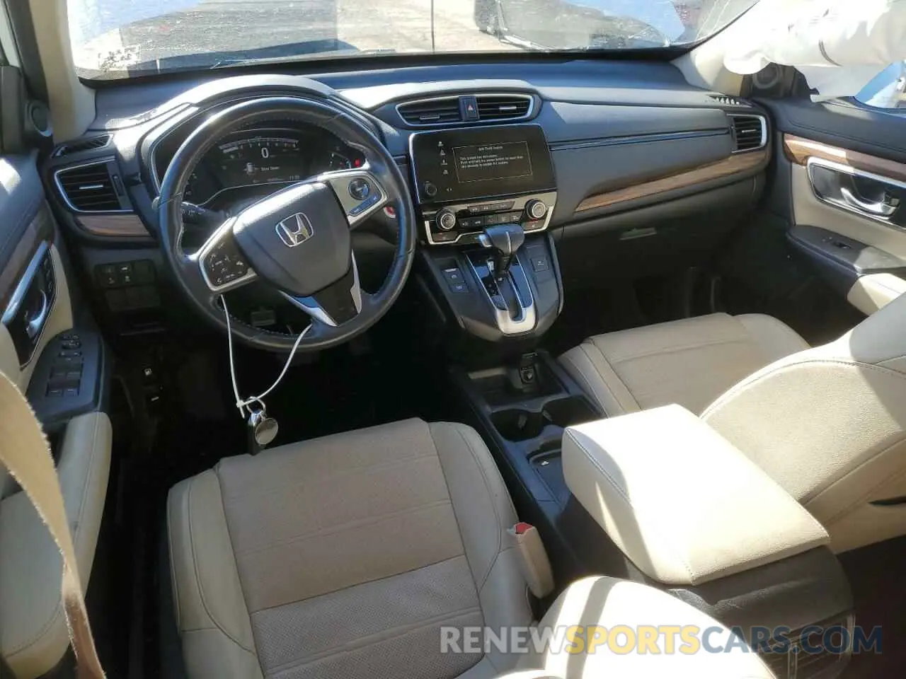 8 fotografías del automóvil dañado 2HKRW2H85KH656812 HONDA CRV 2019
