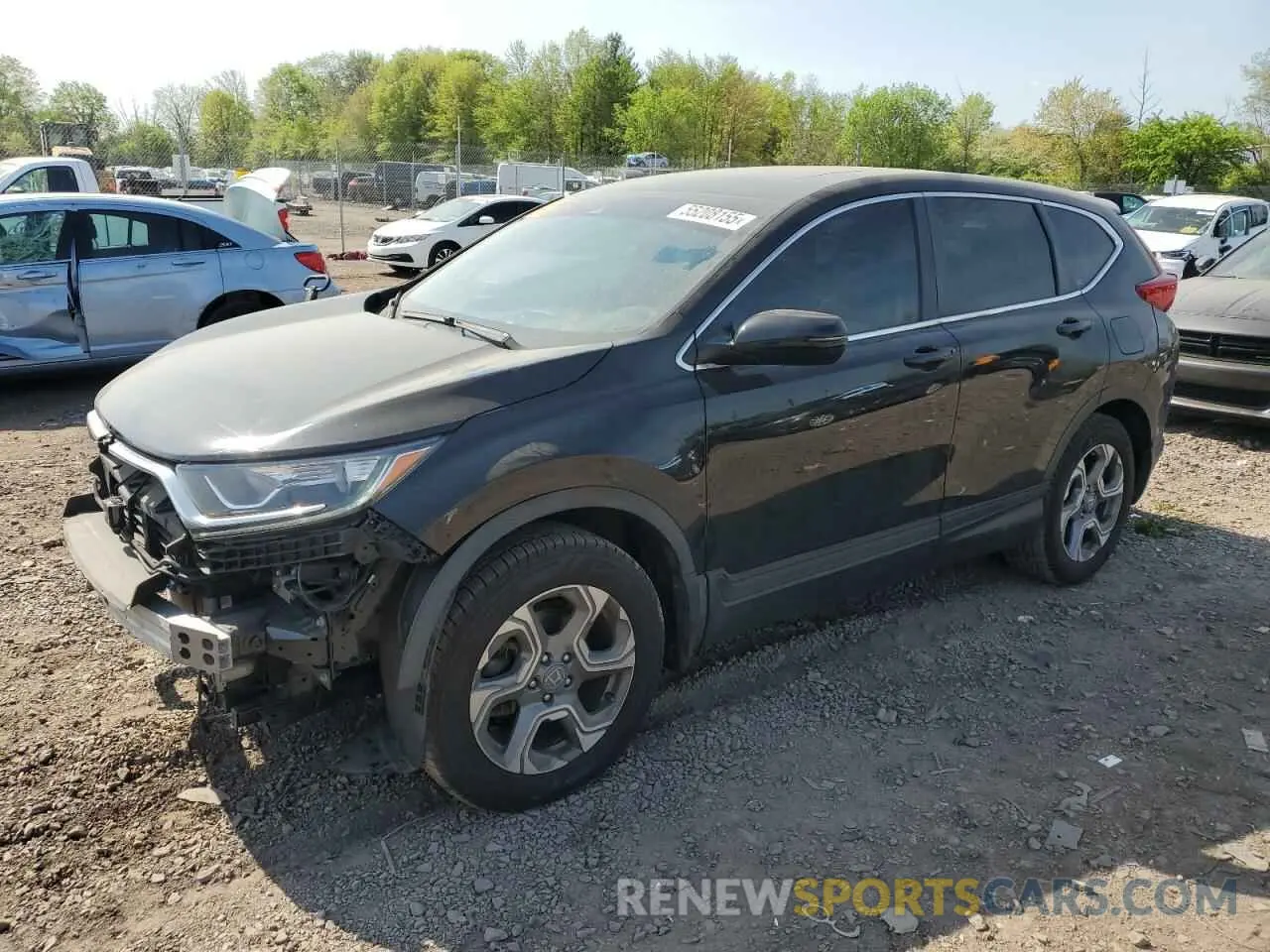 1 fotografías del automóvil dañado 2HKRW2H85KH658494 HONDA CRV 2019