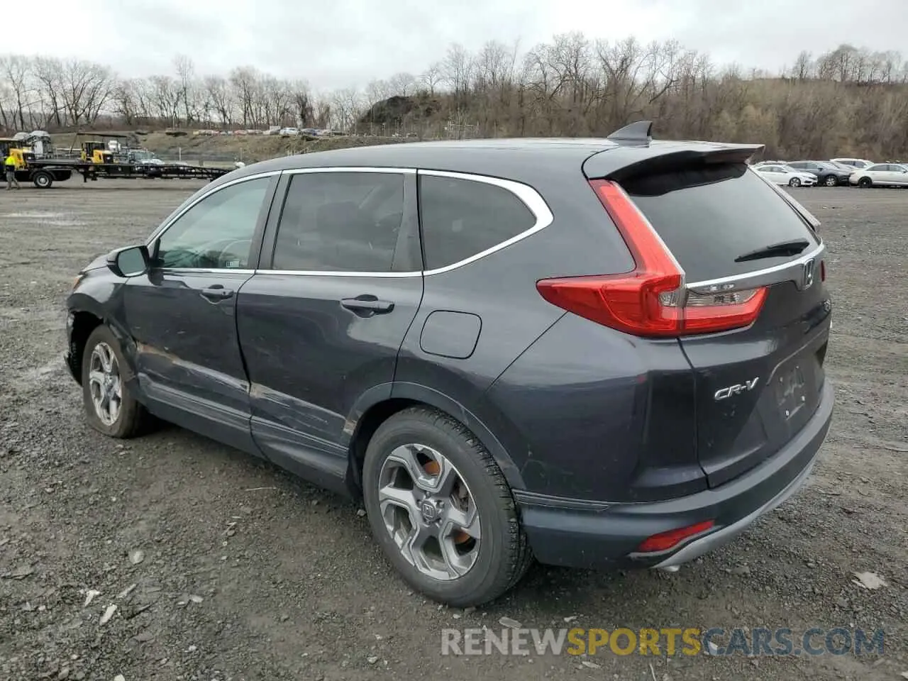 2 fotografías del automóvil dañado 2HKRW2H86KH603861 HONDA CRV 2019
