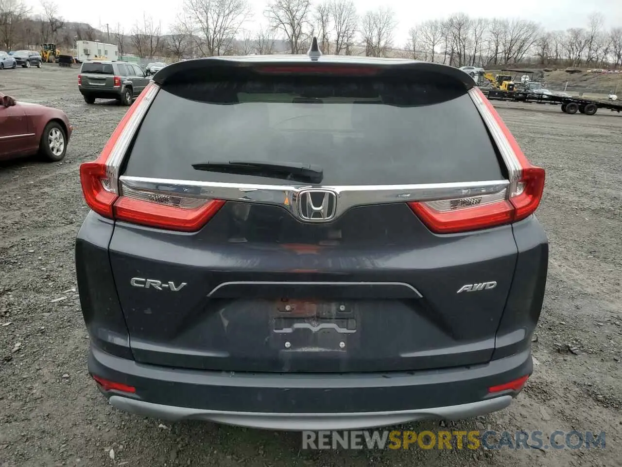6 fotografías del automóvil dañado 2HKRW2H86KH603861 HONDA CRV 2019