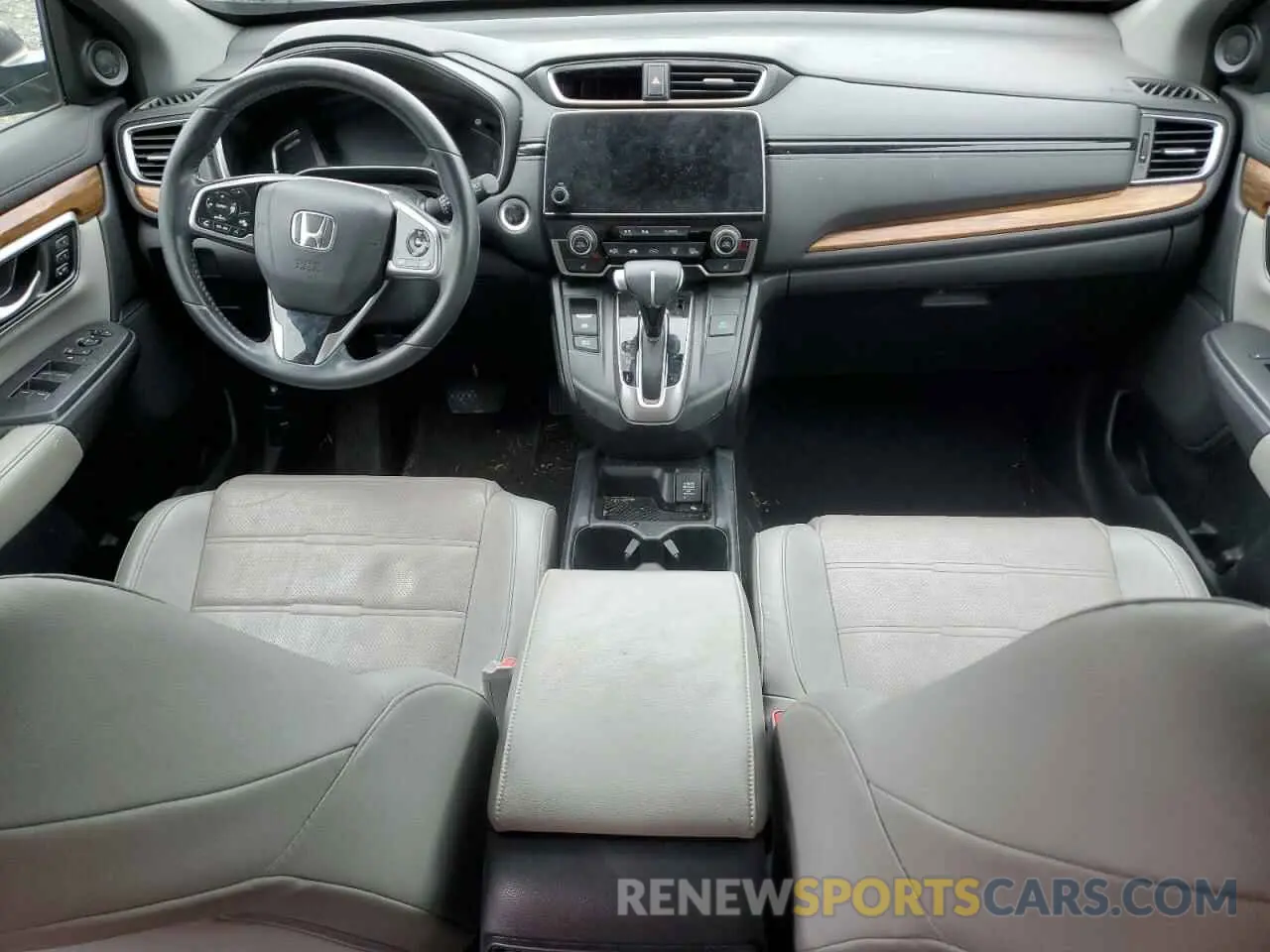 8 fotografías del automóvil dañado 2HKRW2H86KH603861 HONDA CRV 2019