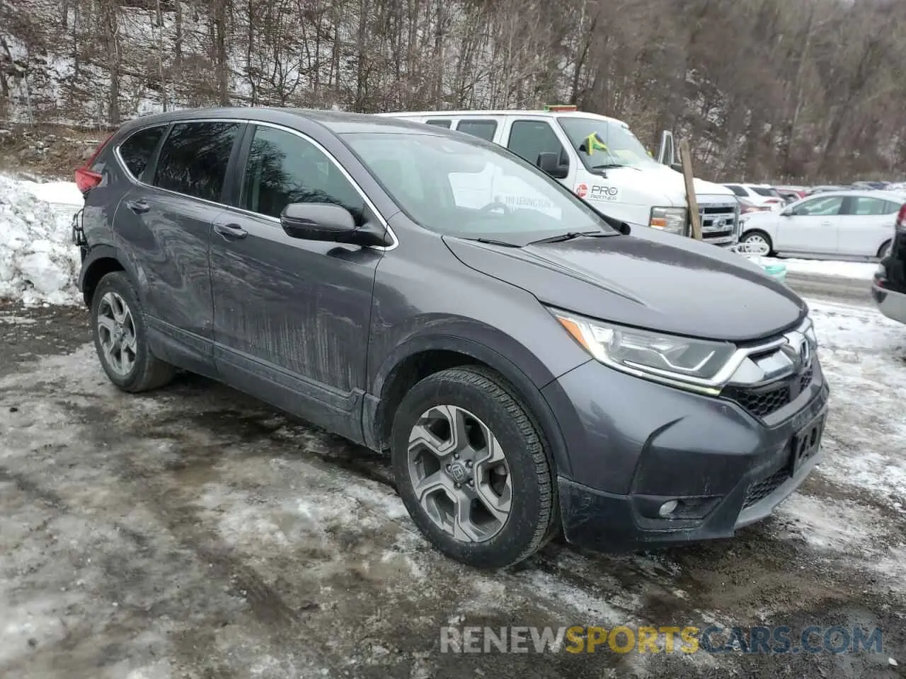 4 fotografías del automóvil dañado 2HKRW2H88KH604400 HONDA CRV 2019