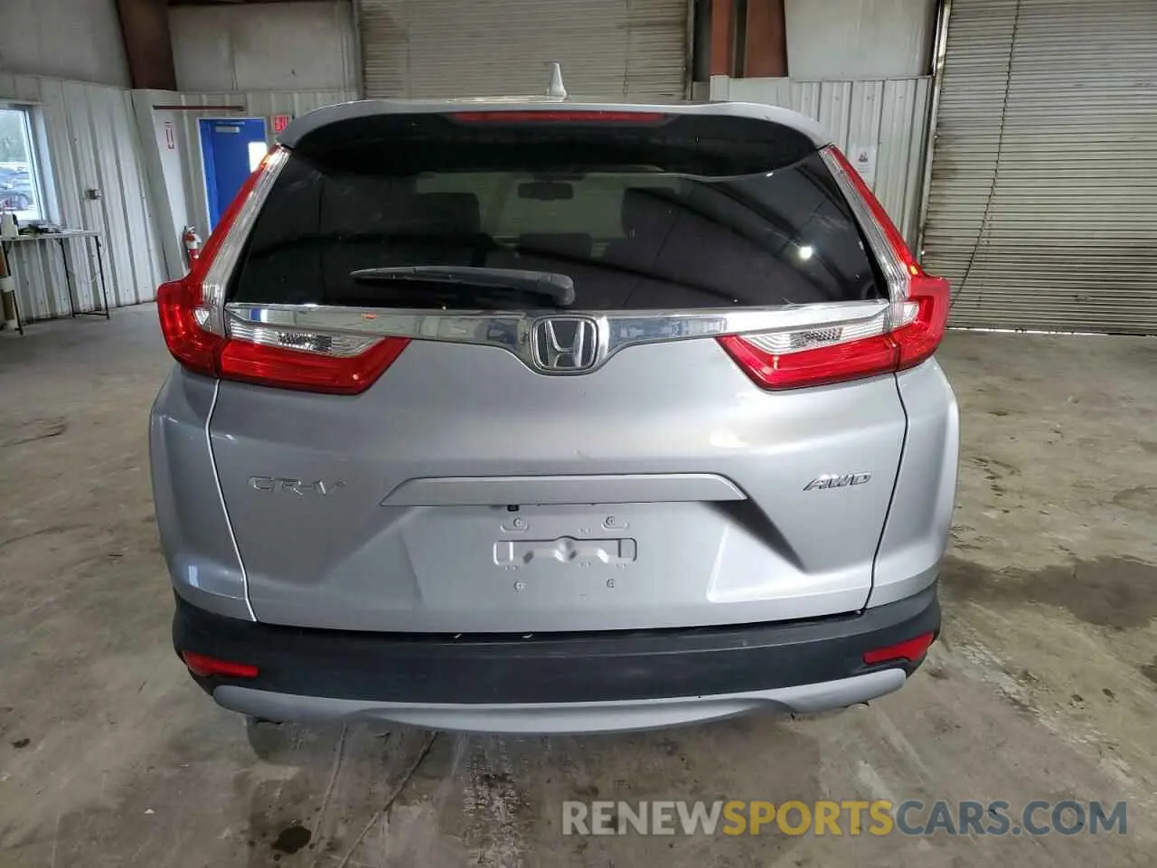 6 fotografías del automóvil dañado 2HKRW2H88KH614859 HONDA CRV 2019