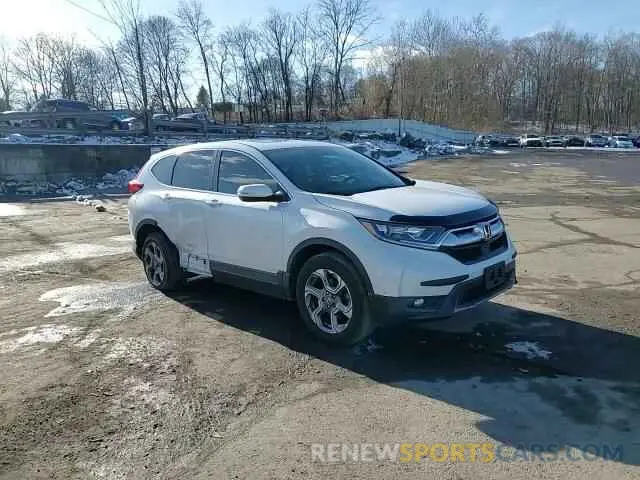 11 fotografías del automóvil dañado 2HKRW2H88KH671286 HONDA CRV 2019