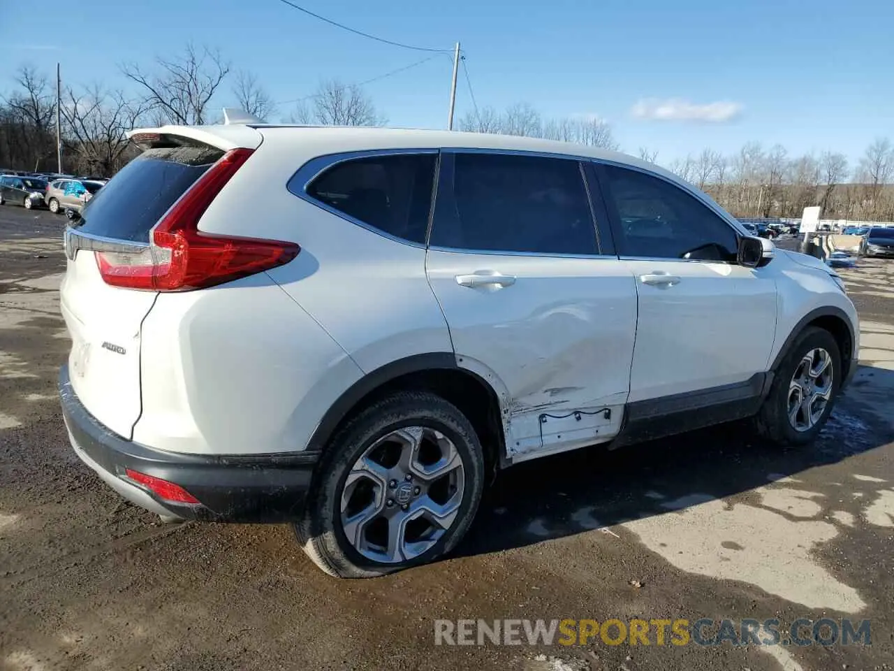 3 fotografías del automóvil dañado 2HKRW2H88KH671286 HONDA CRV 2019