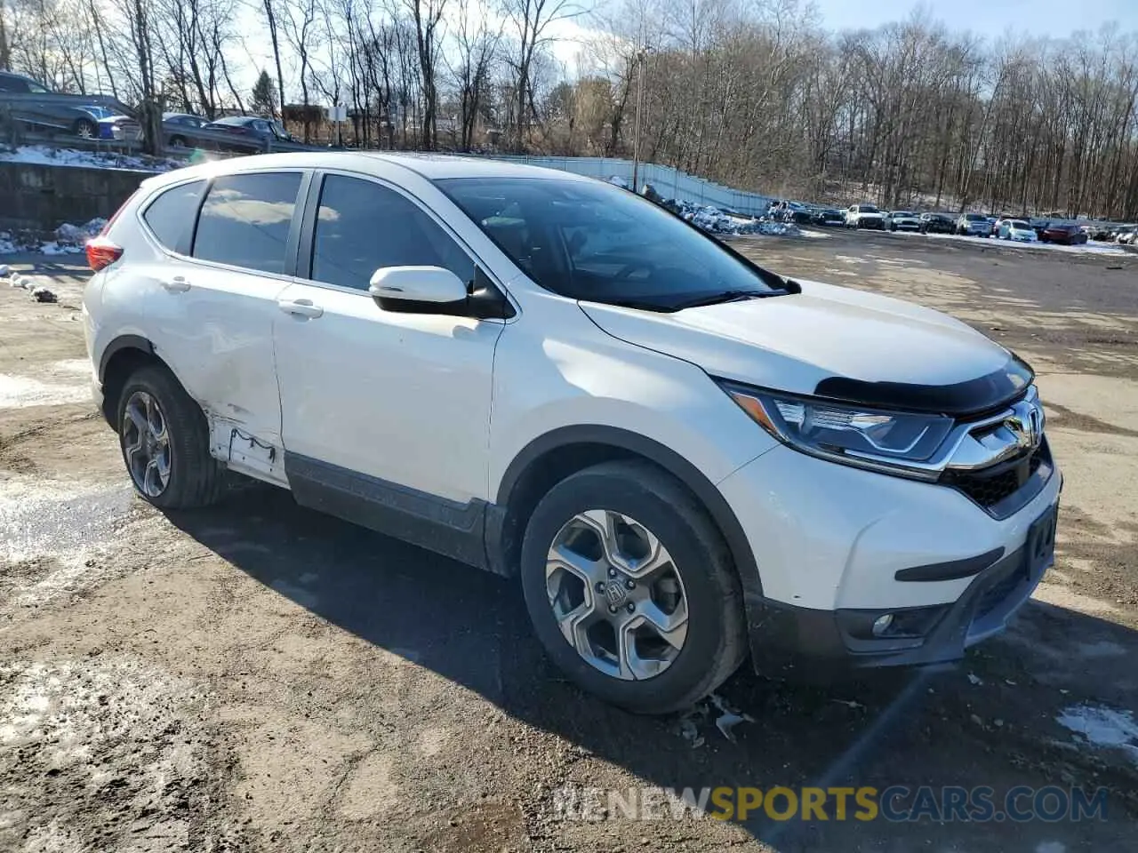 4 fotografías del automóvil dañado 2HKRW2H88KH671286 HONDA CRV 2019
