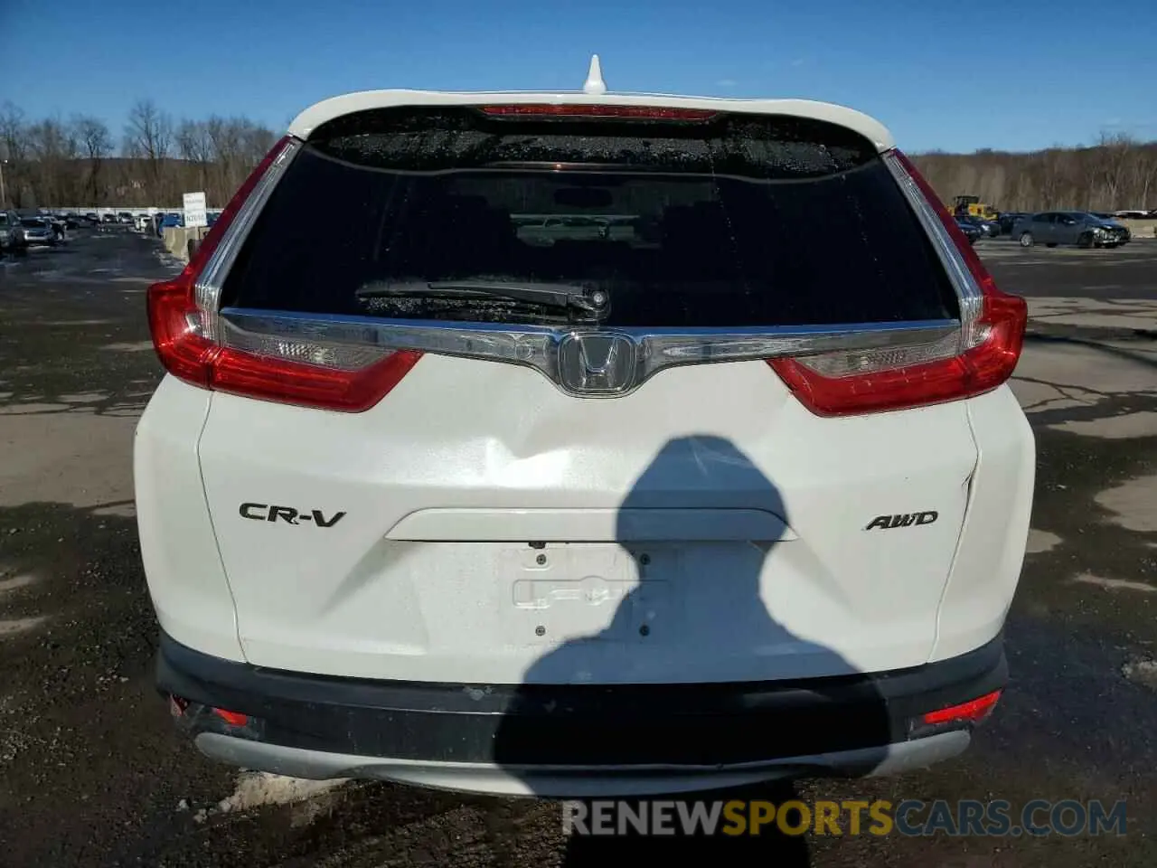 6 fotografías del automóvil dañado 2HKRW2H88KH671286 HONDA CRV 2019