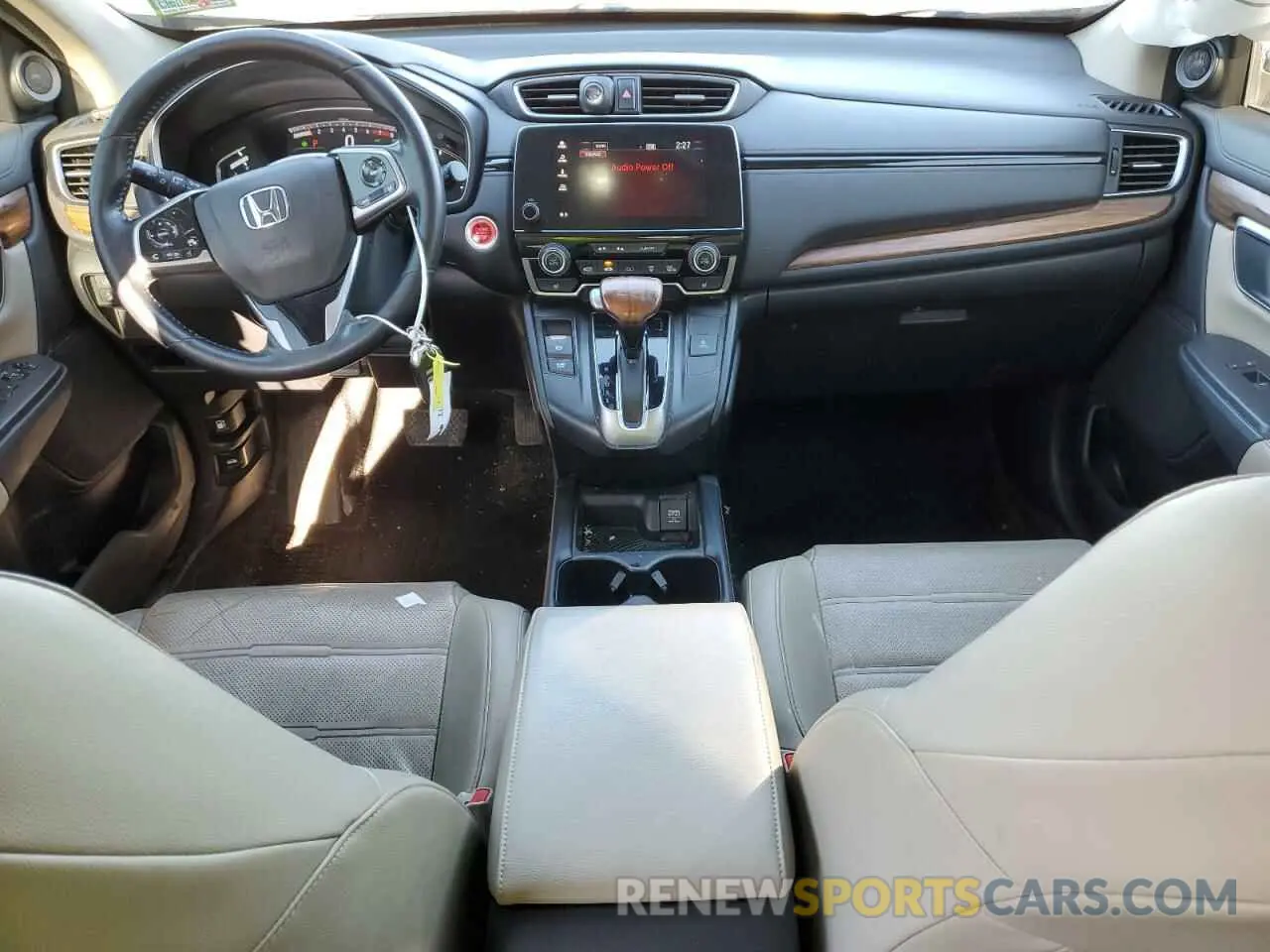 8 fotografías del automóvil dañado 2HKRW2H88KH671286 HONDA CRV 2019
