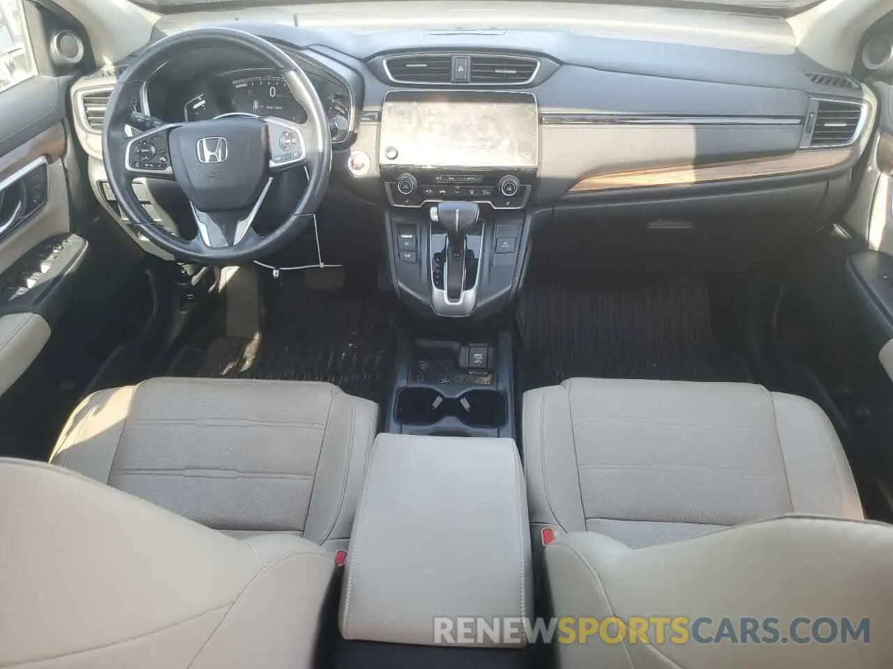 8 fotografías del automóvil dañado 2HKRW2H89KH612909 HONDA CRV 2019
