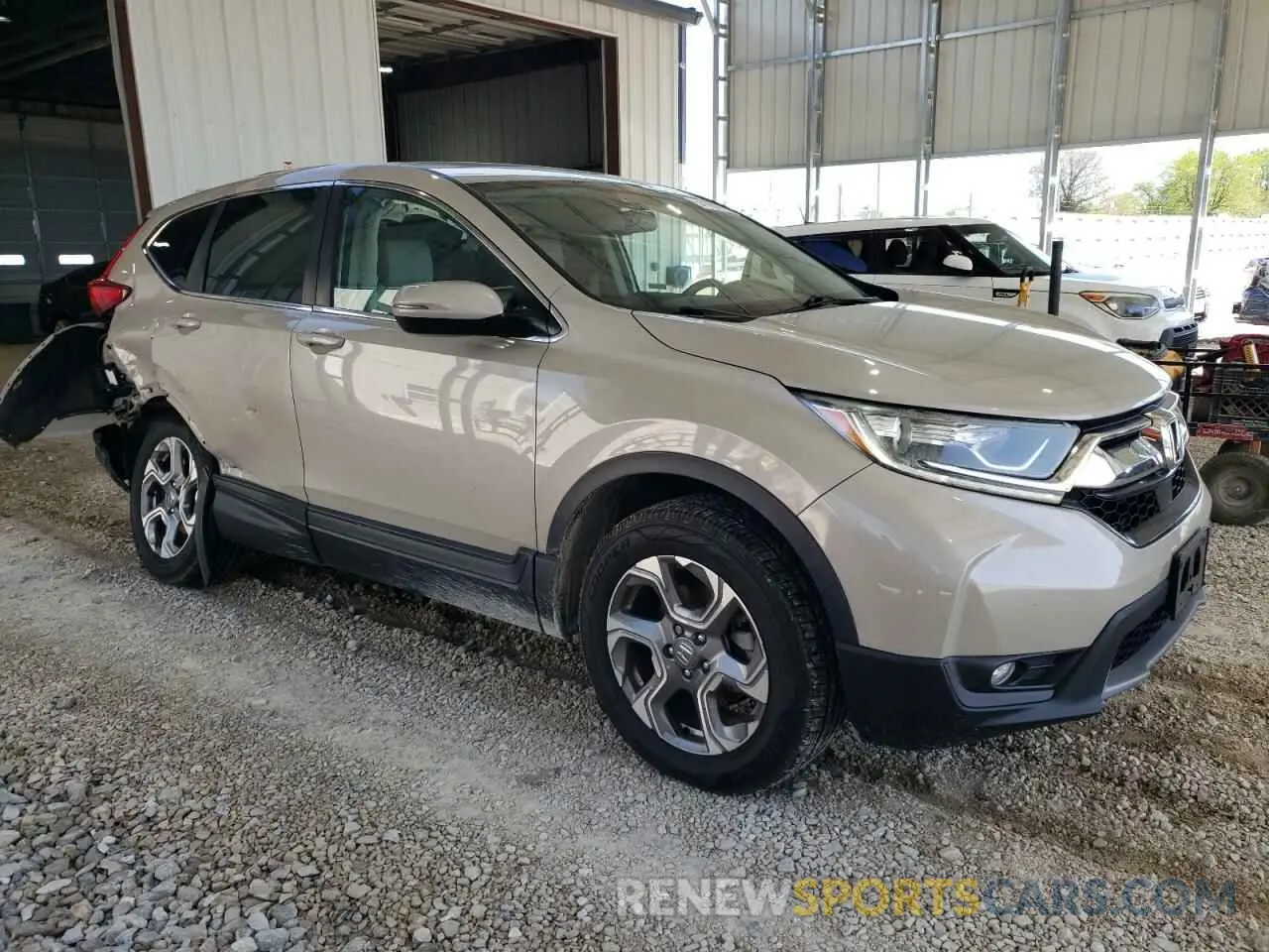 4 fotografías del automóvil dañado 2HKRW2H8XKH624017 HONDA CRV 2019
