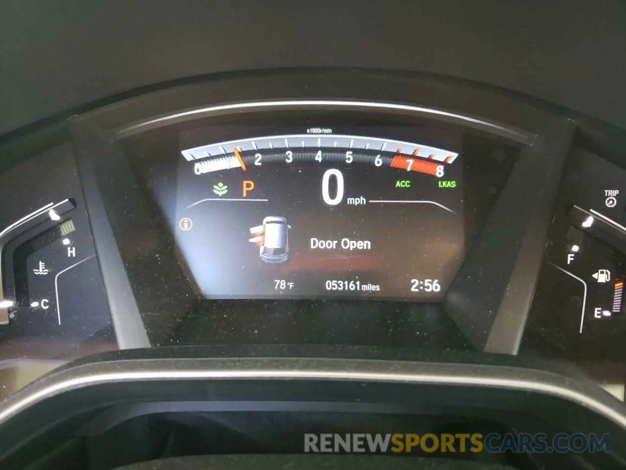 9 fotografías del automóvil dañado 2HKRW2H8XKH624017 HONDA CRV 2019