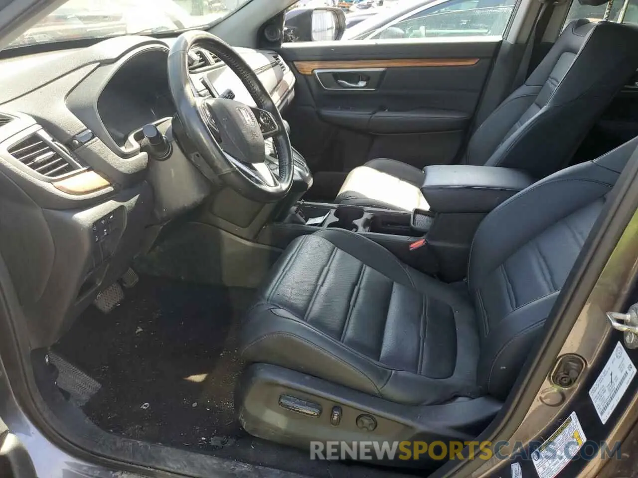 7 fotografías del automóvil dañado 2HKRW2H90KH149664 HONDA CRV 2019