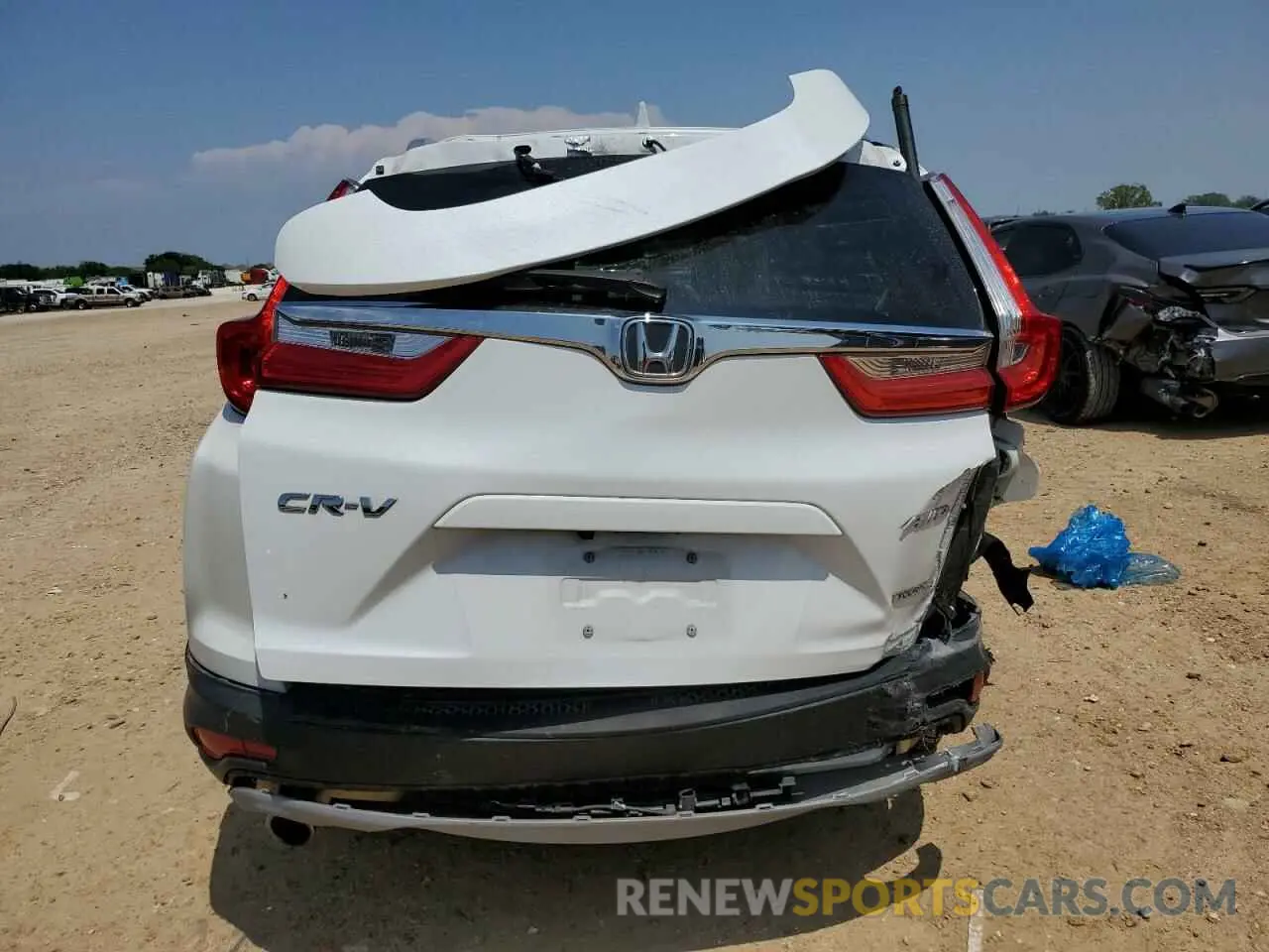 6 fotografías del automóvil dañado 2HKRW2H93KH642660 HONDA CRV 2019
