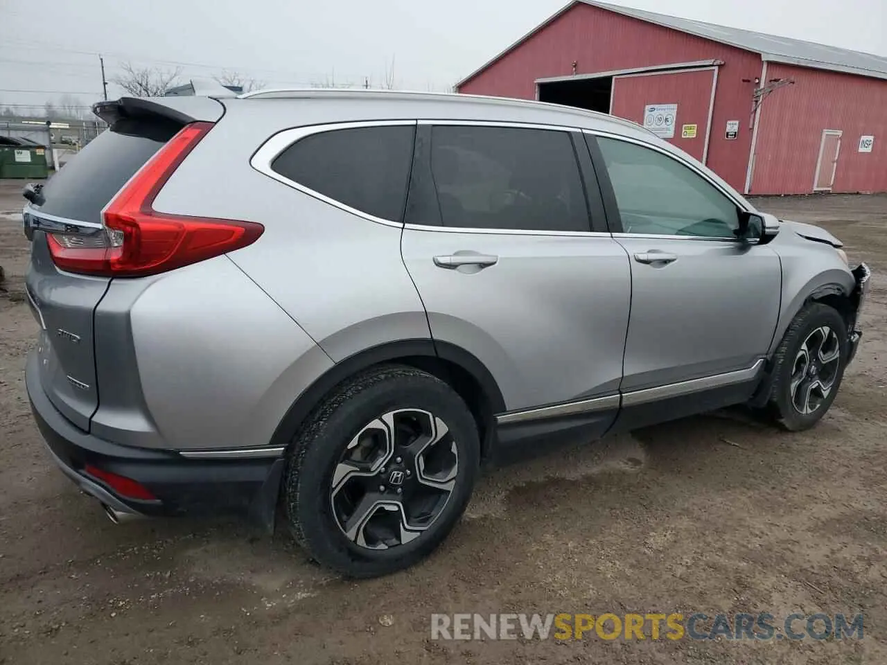 3 fotografías del automóvil dañado 2HKRW2H94KH130762 HONDA CRV 2019