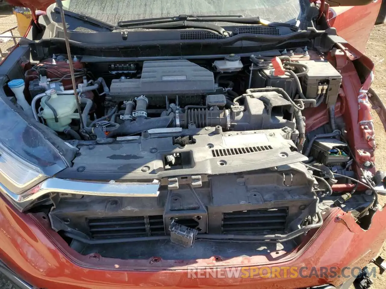 12 fotografías del automóvil dañado 2HKRW2H94KH606489 HONDA CRV 2019