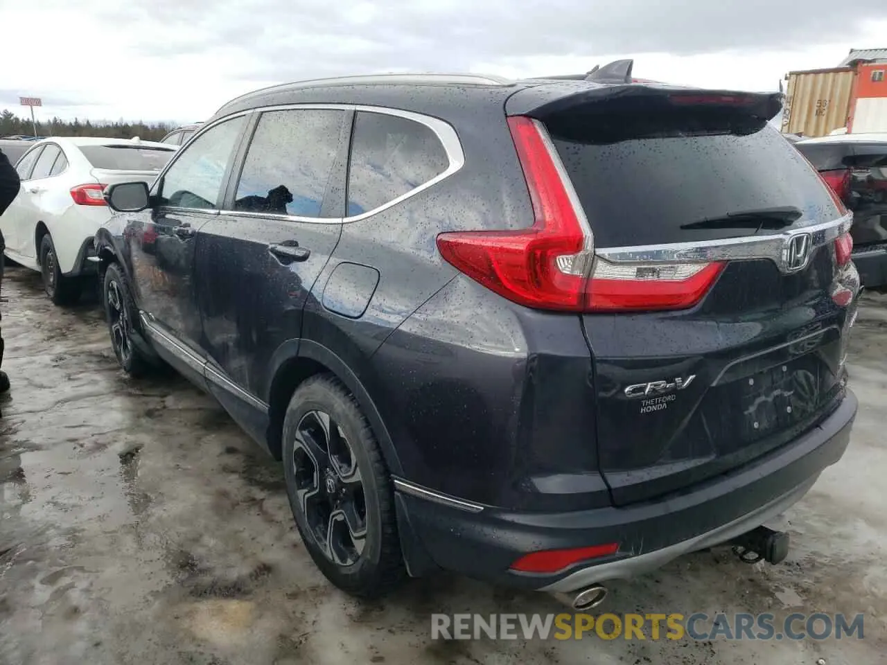 2 fotografías del automóvil dañado 2HKRW2H99KH125251 HONDA CRV 2019