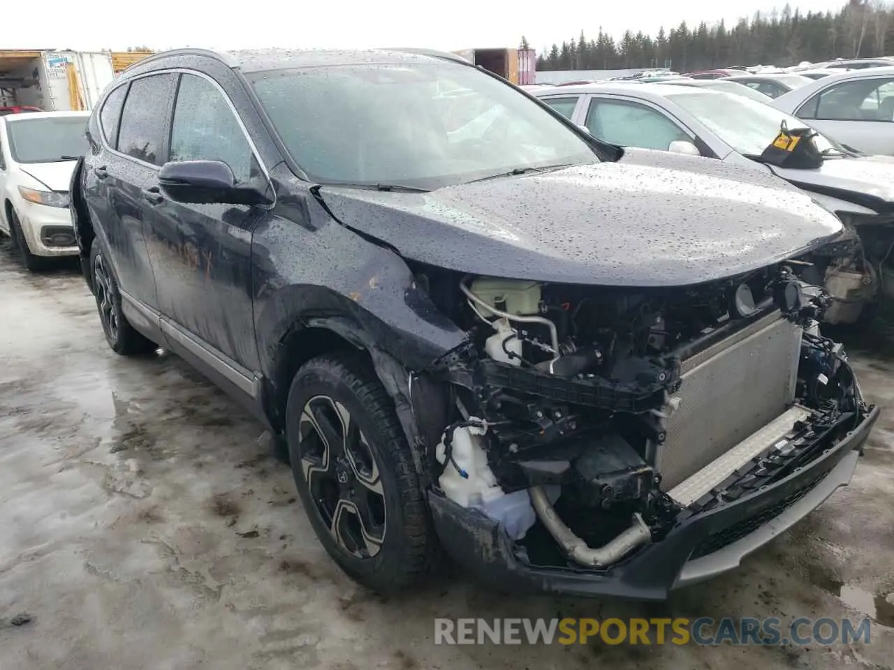 4 fotografías del automóvil dañado 2HKRW2H99KH125251 HONDA CRV 2019