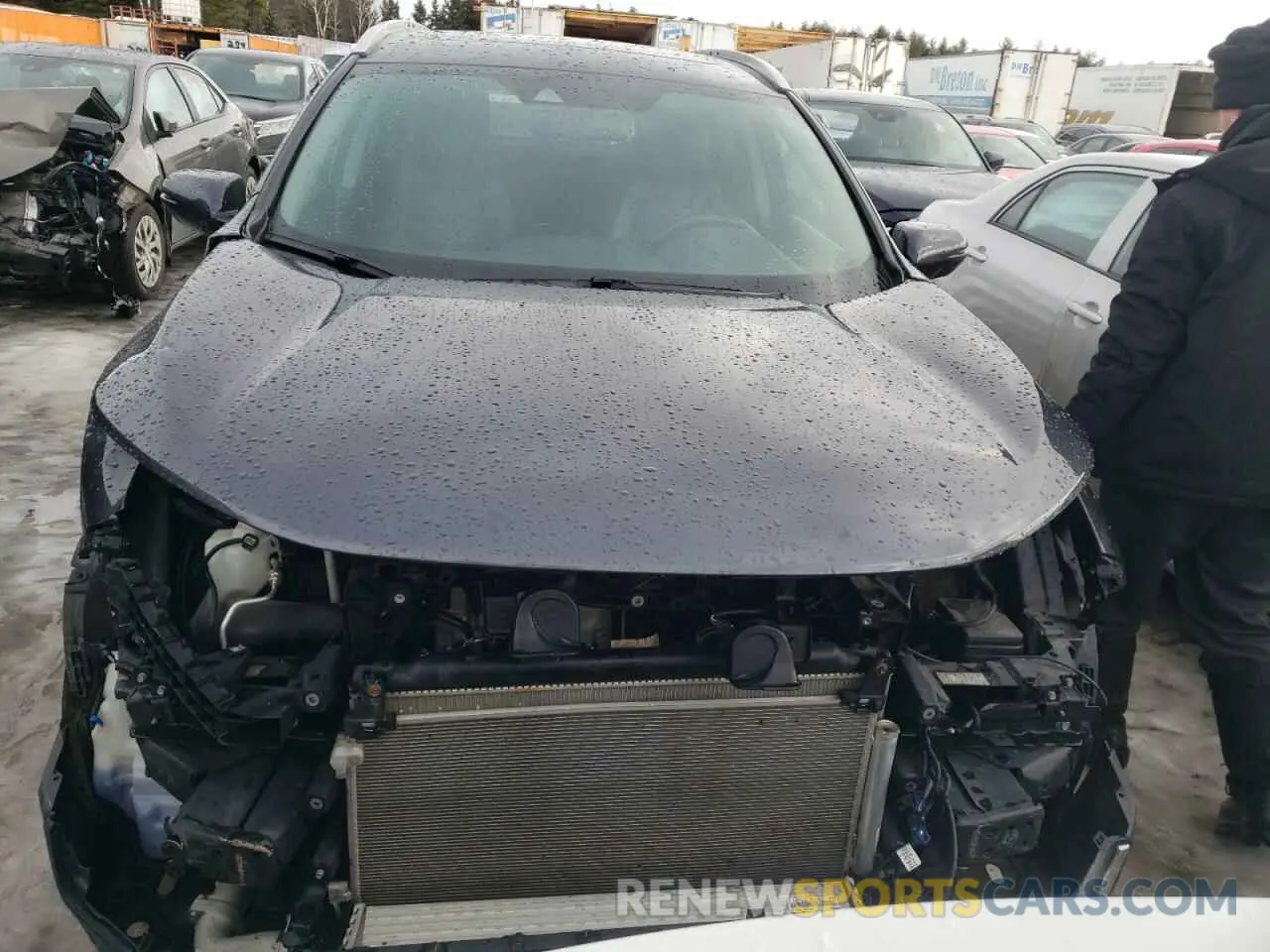 5 fotografías del automóvil dañado 2HKRW2H99KH125251 HONDA CRV 2019