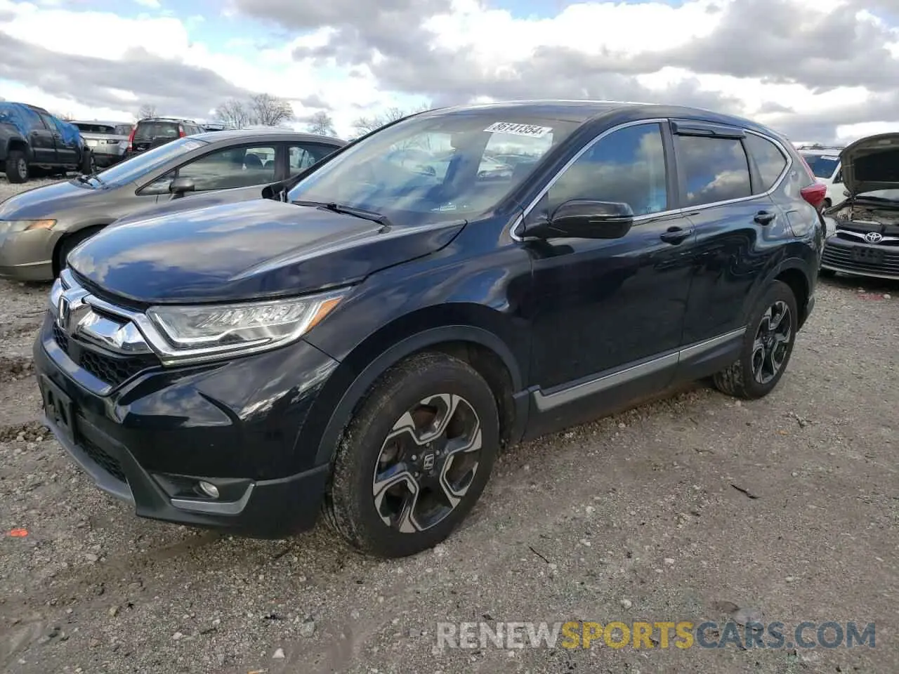 1 fotografías del automóvil dañado 2HKRW2H99KH628939 HONDA CRV 2019
