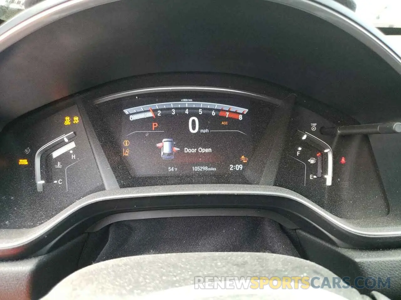 9 fotografías del automóvil dañado 2HKRW2H99KH628939 HONDA CRV 2019