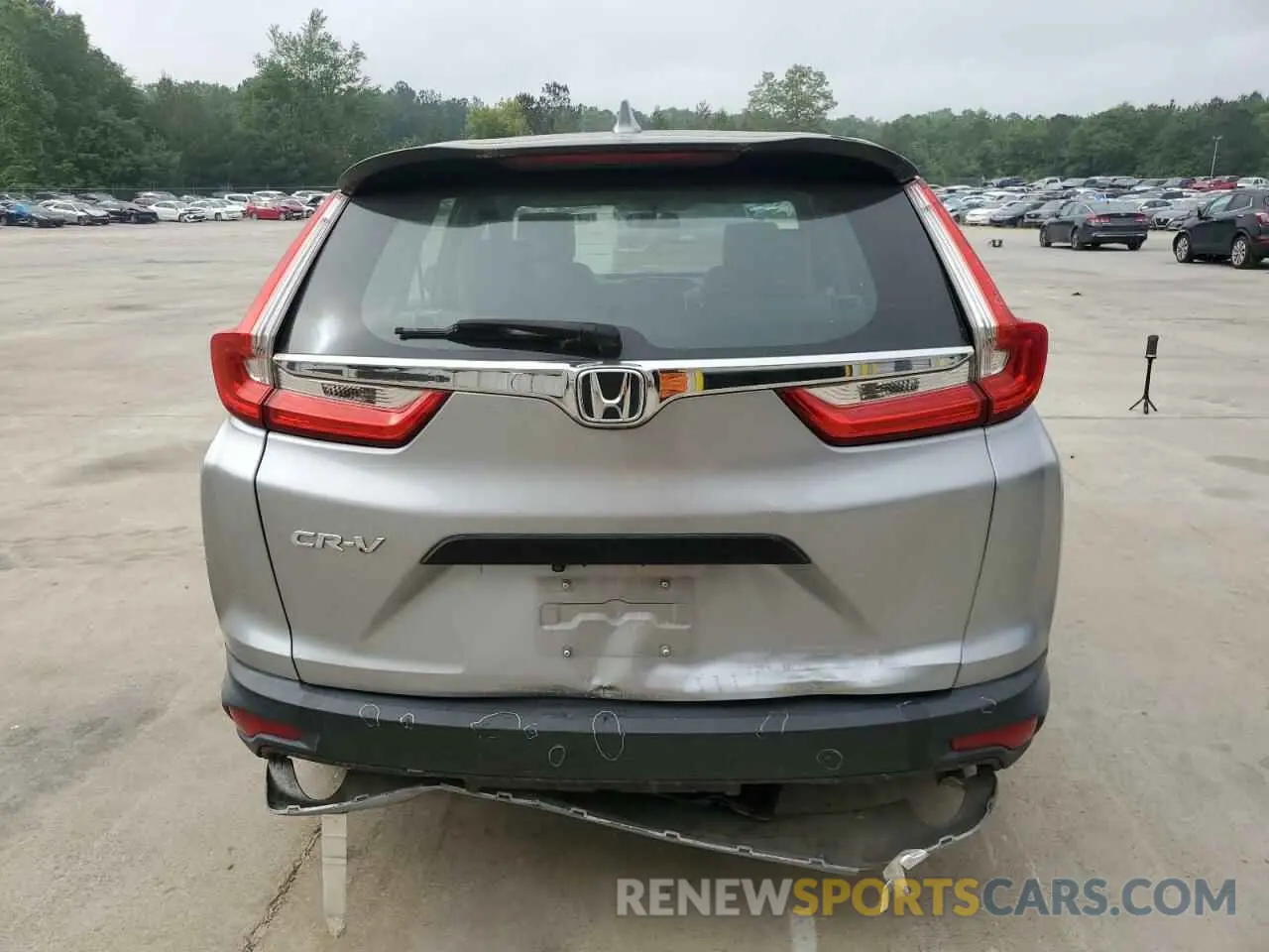 6 fotografías del automóvil dañado 2HKRW5H34KH401235 HONDA CRV 2019