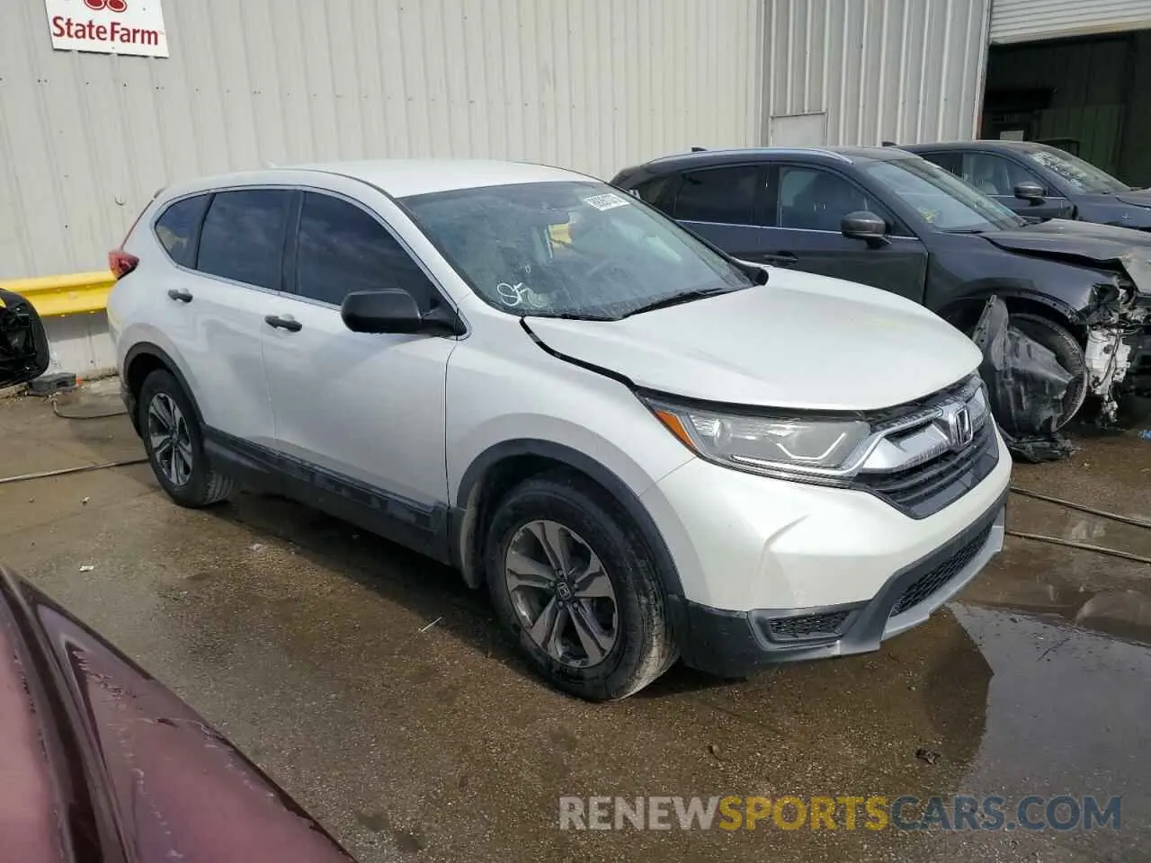 4 fotografías del automóvil dañado 2HKRW5H34KH410422 HONDA CRV 2019