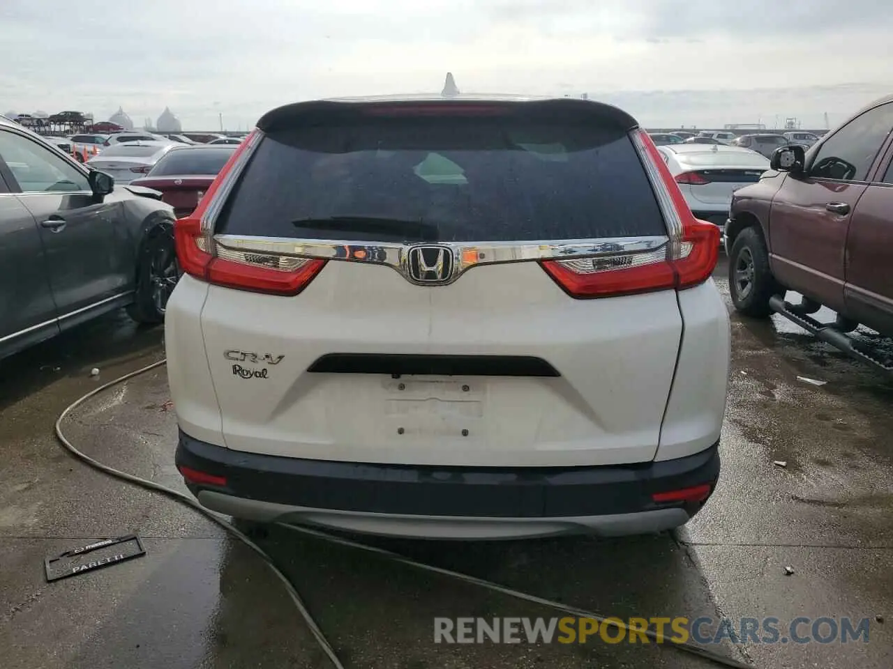 6 fotografías del automóvil dañado 2HKRW5H34KH410422 HONDA CRV 2019