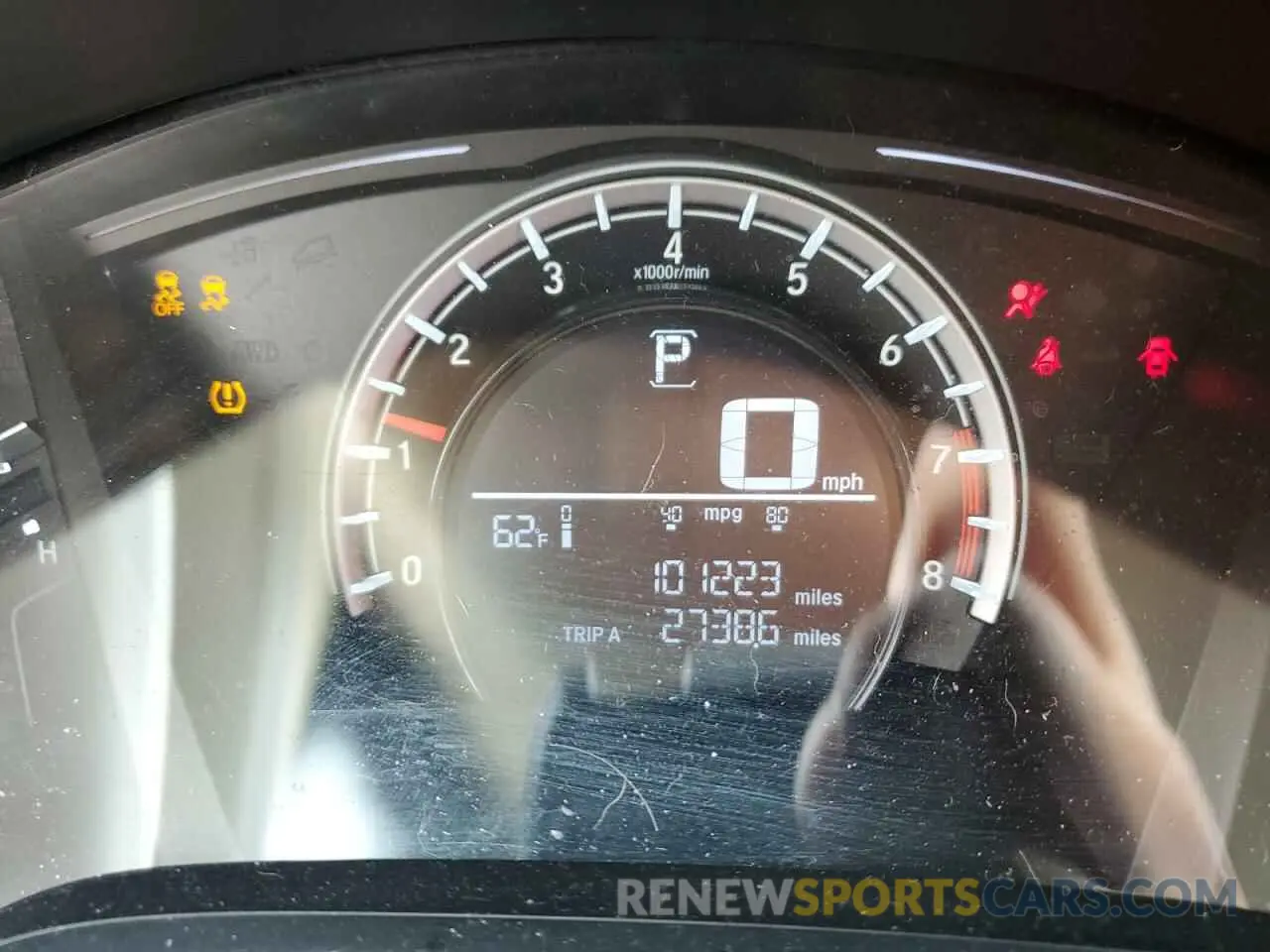 9 fotografías del automóvil dañado 2HKRW5H34KH410422 HONDA CRV 2019
