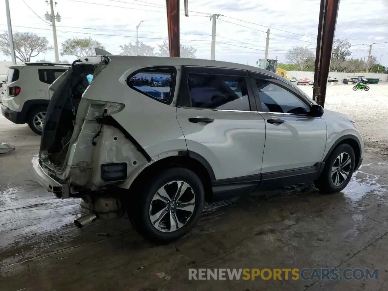 3 fotografías del automóvil dañado 2HKRW5H36KH407117 HONDA CRV 2019