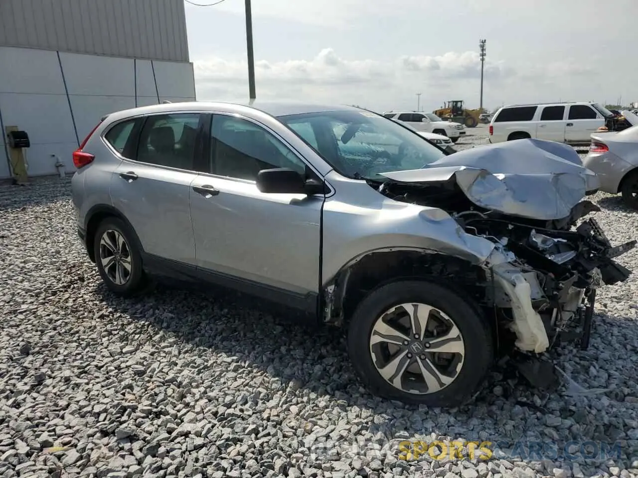 4 fotografías del automóvil dañado 2HKRW5H36KH411491 HONDA CRV 2019