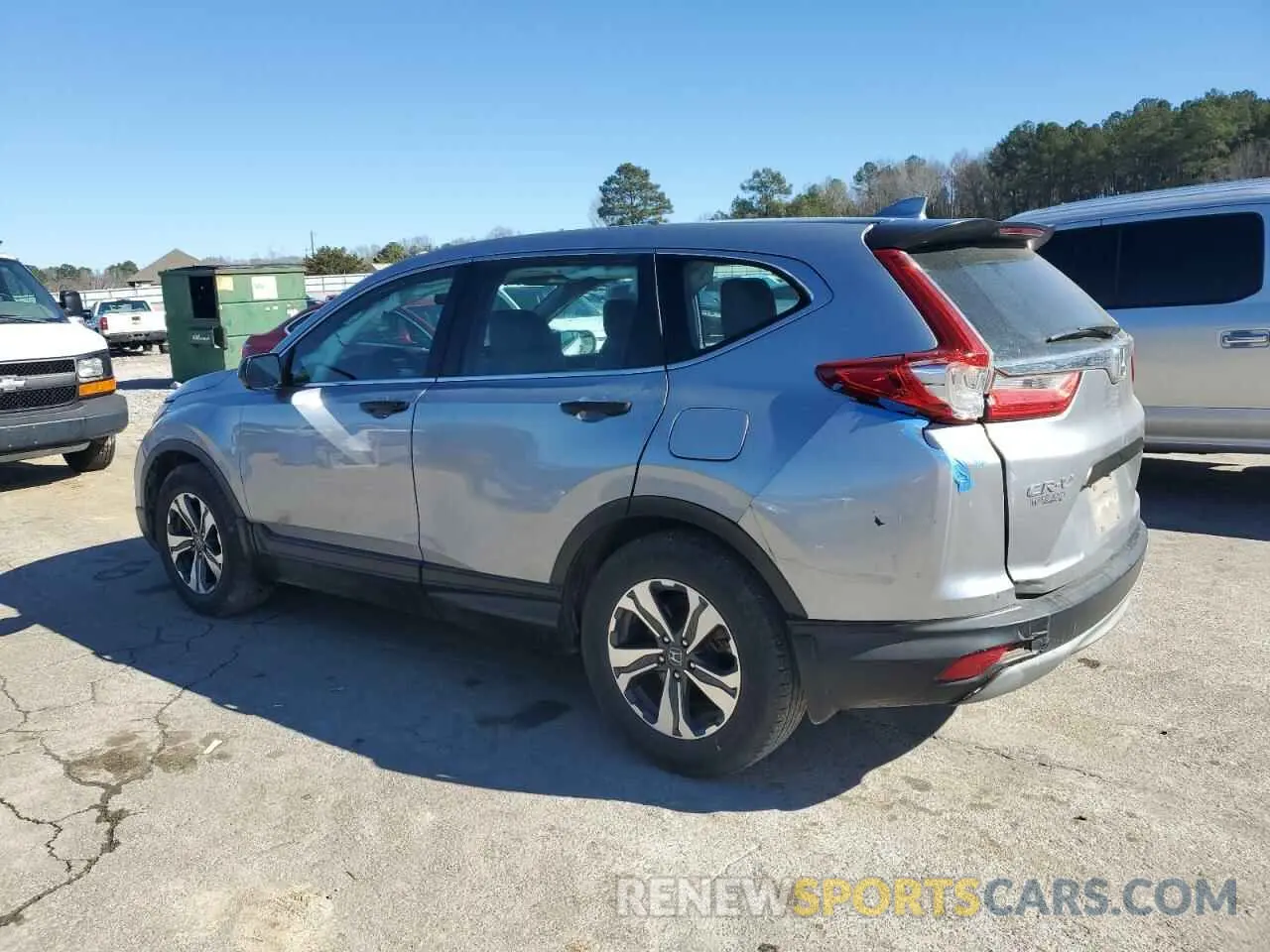 2 fotografías del automóvil dañado 2HKRW5H38KH406907 HONDA CRV 2019