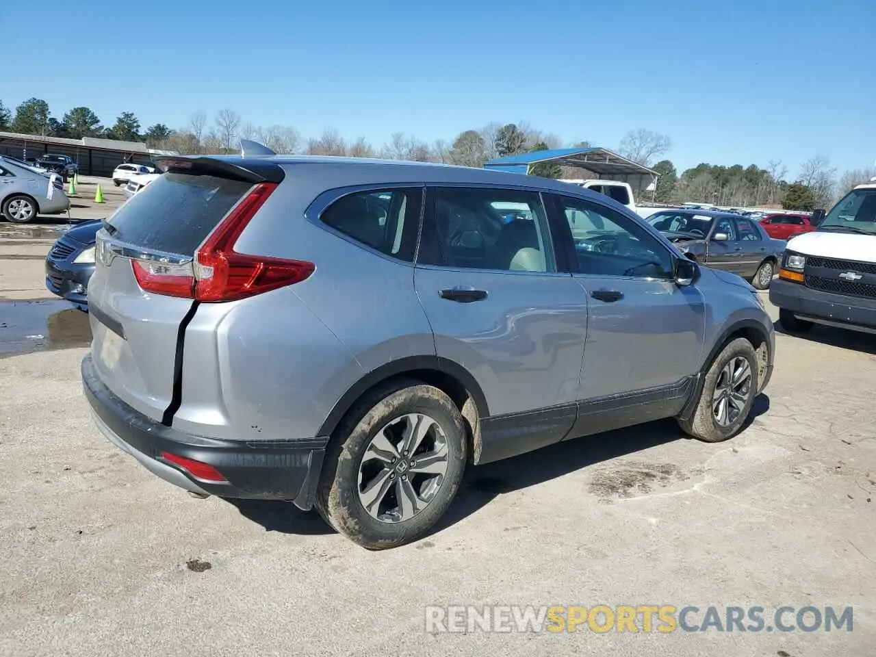 3 fotografías del automóvil dañado 2HKRW5H38KH406907 HONDA CRV 2019