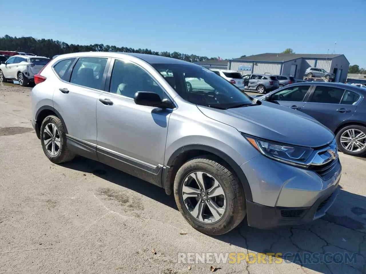 4 fotografías del automóvil dañado 2HKRW5H38KH406907 HONDA CRV 2019