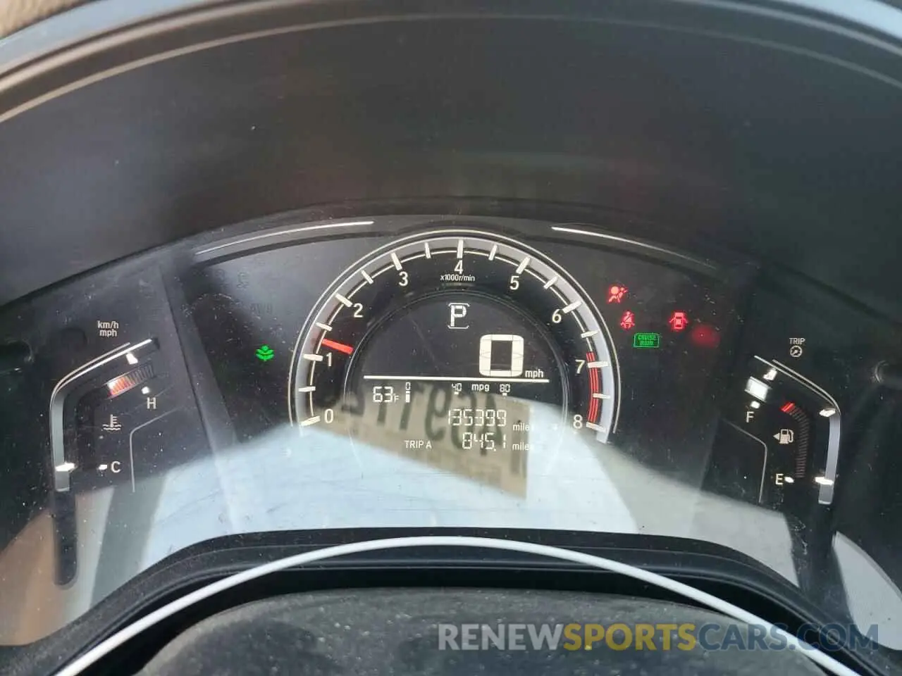 9 fotografías del automóvil dañado 2HKRW5H38KH406907 HONDA CRV 2019