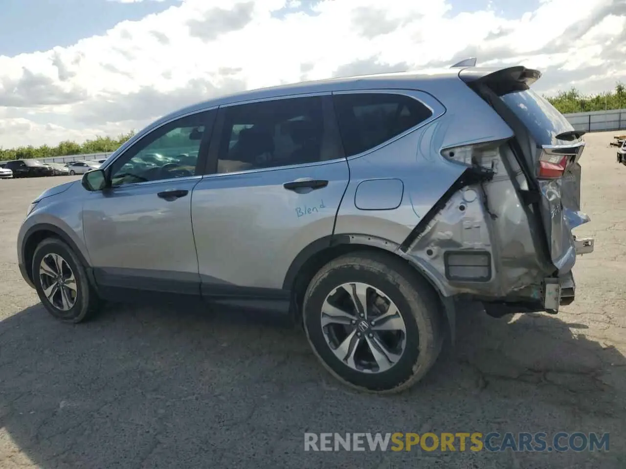 2 fotografías del automóvil dañado 2HKRW5H38KH412397 HONDA CRV 2019