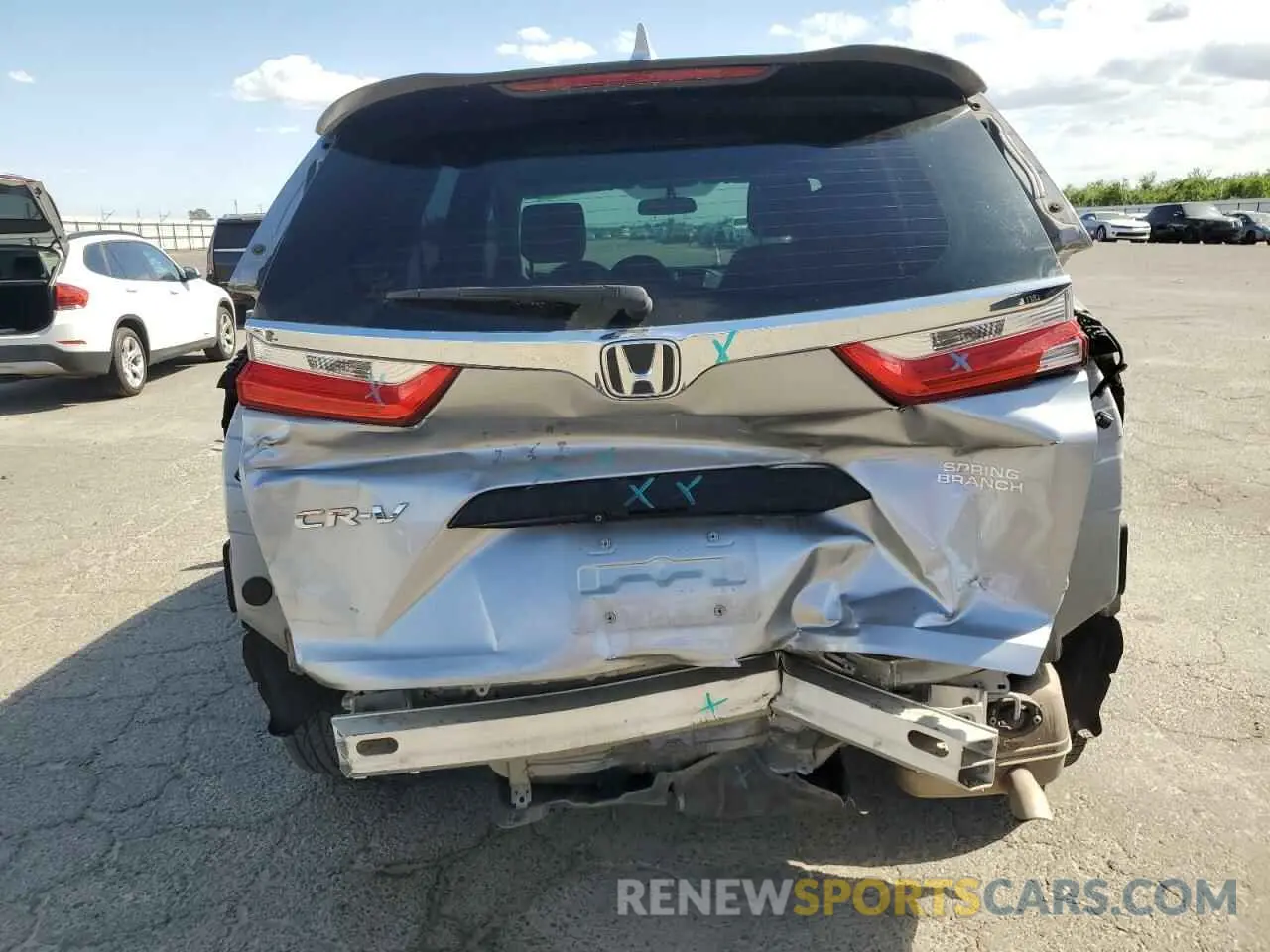 6 fotografías del automóvil dañado 2HKRW5H38KH412397 HONDA CRV 2019