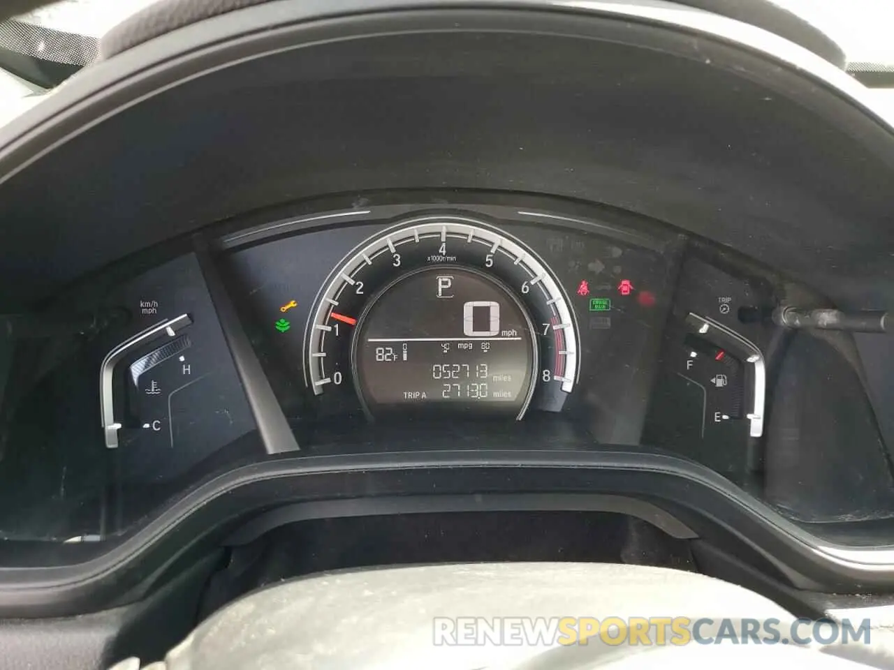 9 fotografías del automóvil dañado 2HKRW5H38KH412397 HONDA CRV 2019