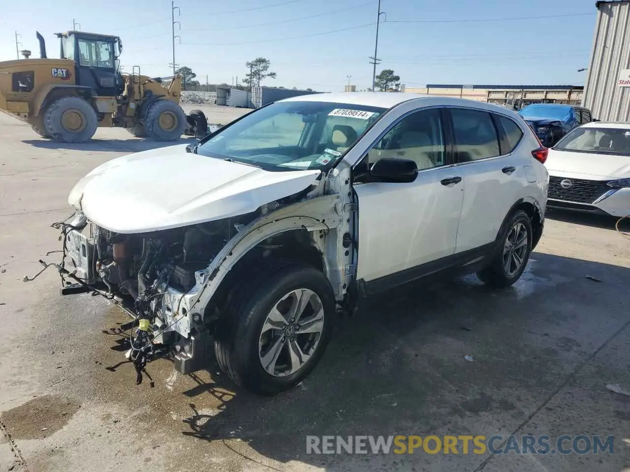 1 fotografías del automóvil dañado 2HKRW5H38KH422394 HONDA CRV 2019
