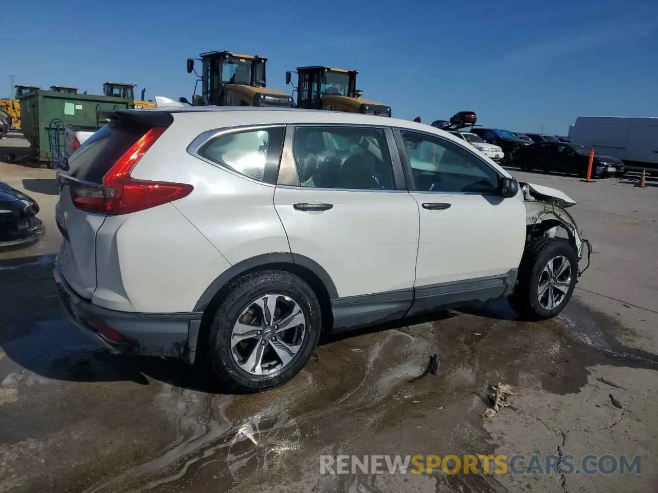 3 fotografías del automóvil dañado 2HKRW5H38KH422394 HONDA CRV 2019