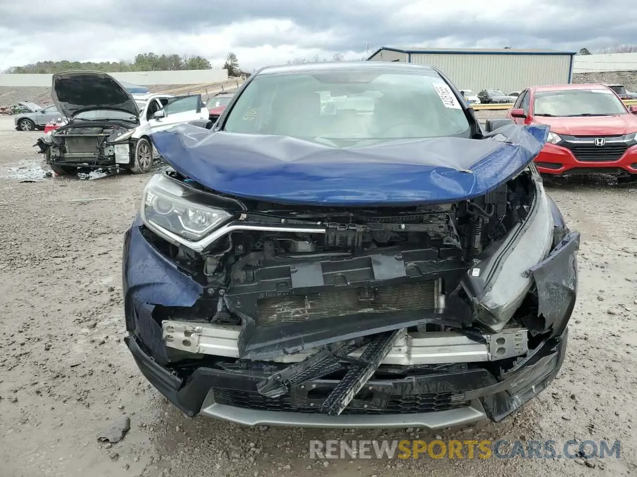 5 fotografías del automóvil dañado 2HKRW5H39KH415292 HONDA CRV 2019