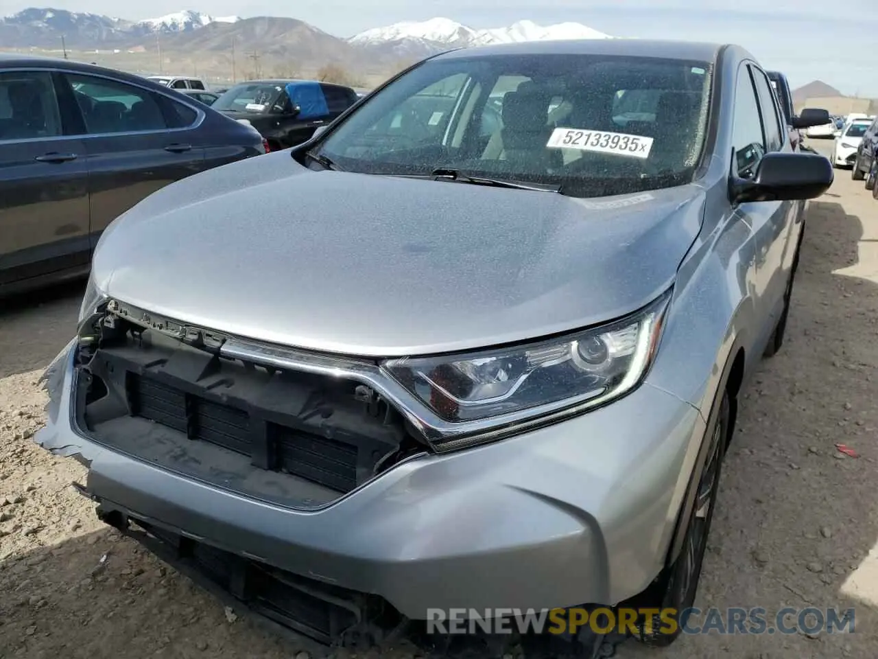 5 fotografías del automóvil dañado 2HKRW5H3XKH421649 HONDA CRV 2019