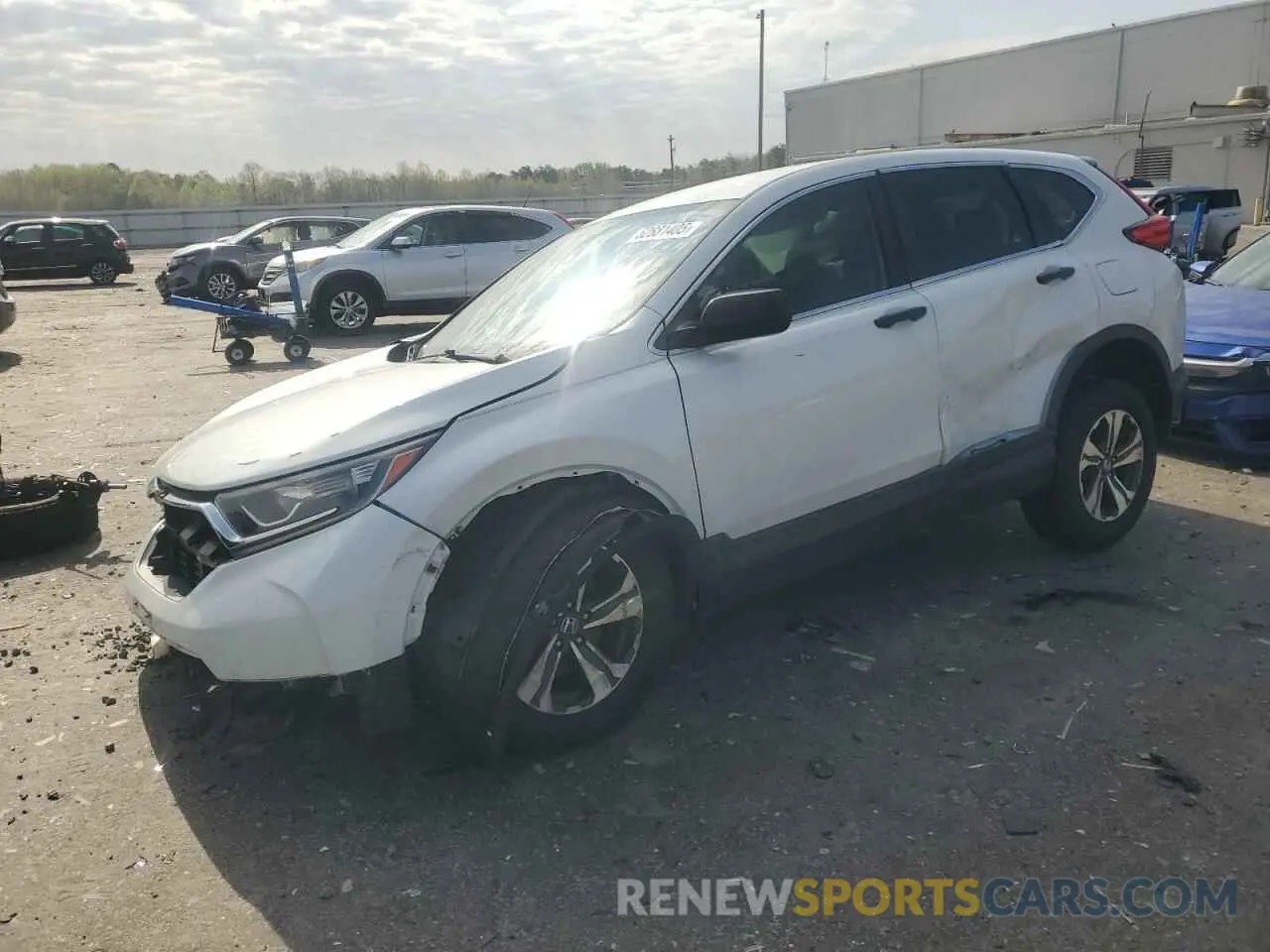 1 fotografías del automóvil dañado 2HKRW6H33KH200724 HONDA CRV 2019
