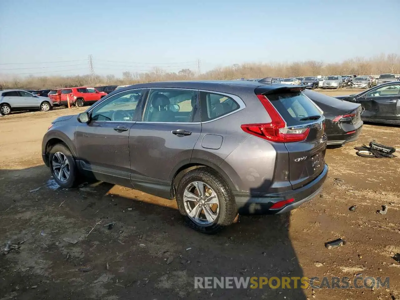 2 fotografías del automóvil dañado 2HKRW6H33KH202506 HONDA CRV 2019
