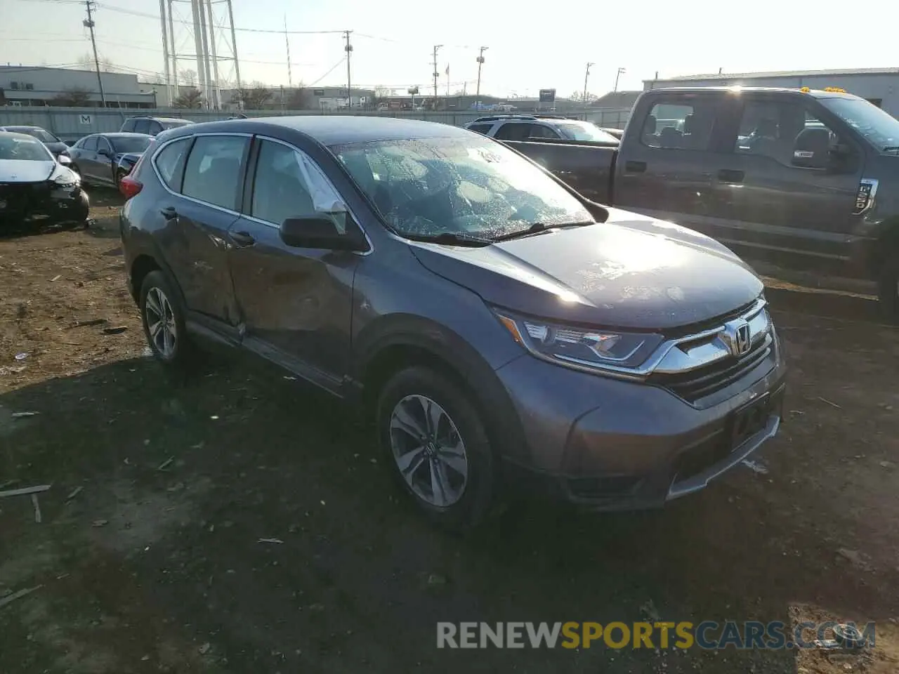 4 fotografías del automóvil dañado 2HKRW6H33KH202506 HONDA CRV 2019