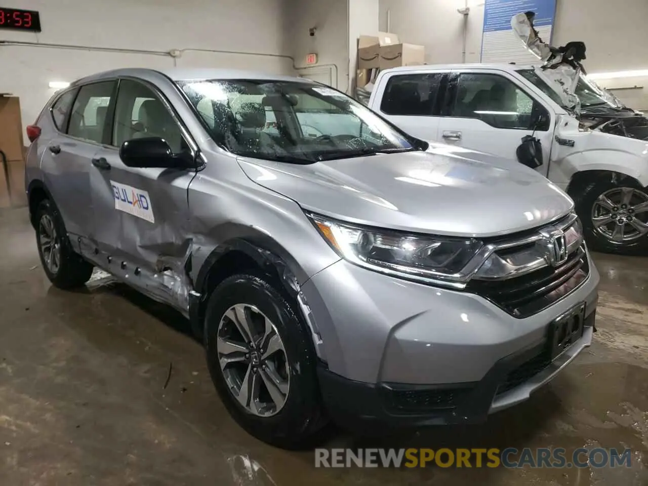 4 fotografías del automóvil dañado 2HKRW6H35KH207755 HONDA CRV 2019