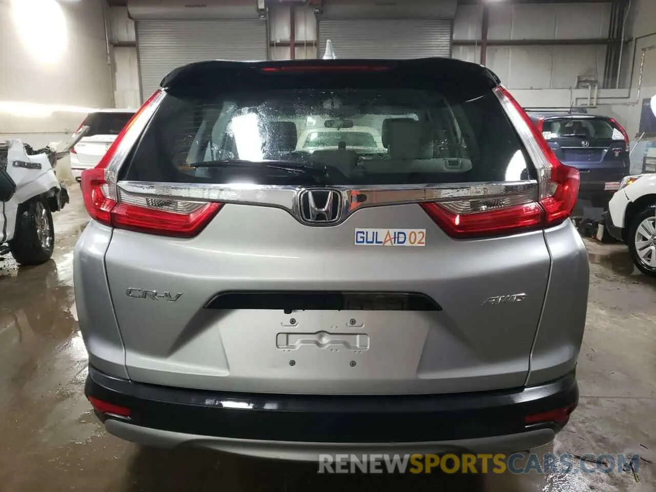6 fotografías del automóvil dañado 2HKRW6H35KH207755 HONDA CRV 2019